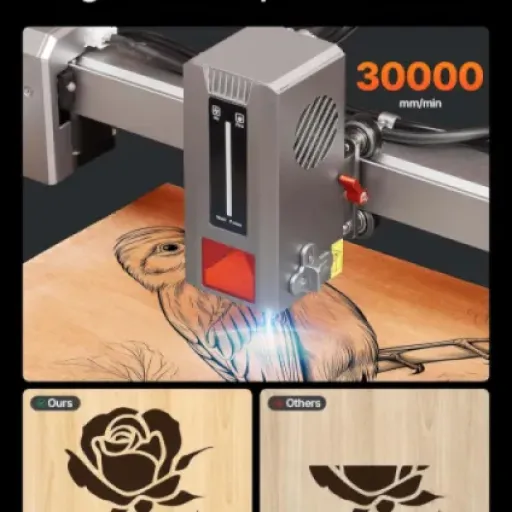 Test VEVOR Graveur Laser 20W 40x40 : la machine fermée qui sécurise un peu le bazar